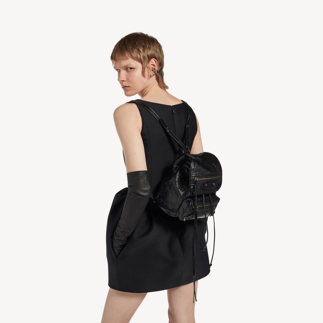 Women's Le City Backpack Mini in Black | Balenciaga United States EN - Image 7