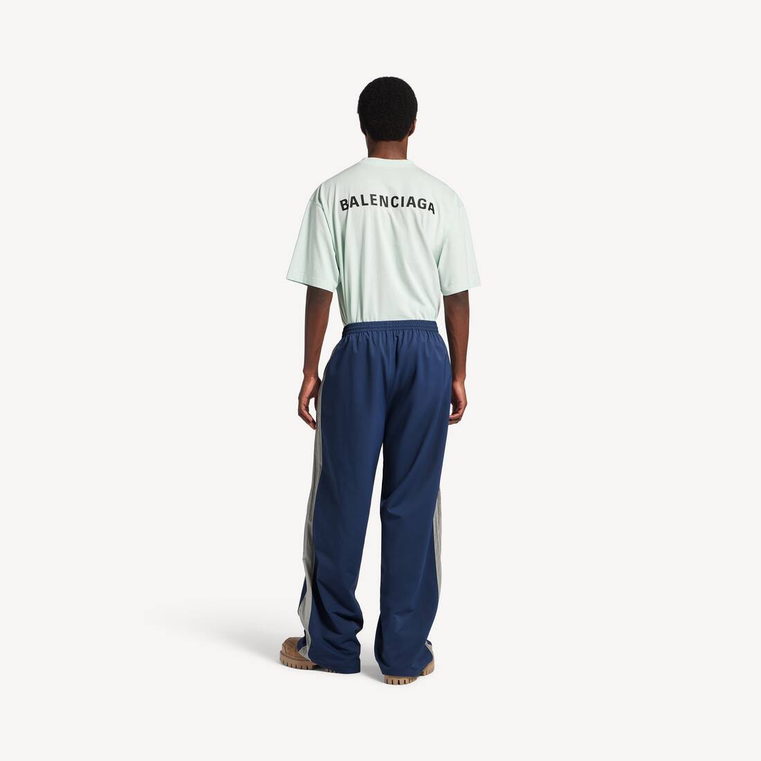 Uomo's Pantaloni Da Tuta in Blu Marine | Balenciaga Italia IT - Image 4