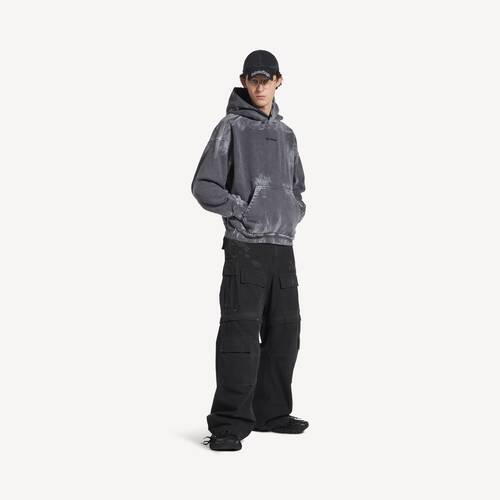 balenciaga back medium fit hoodie 