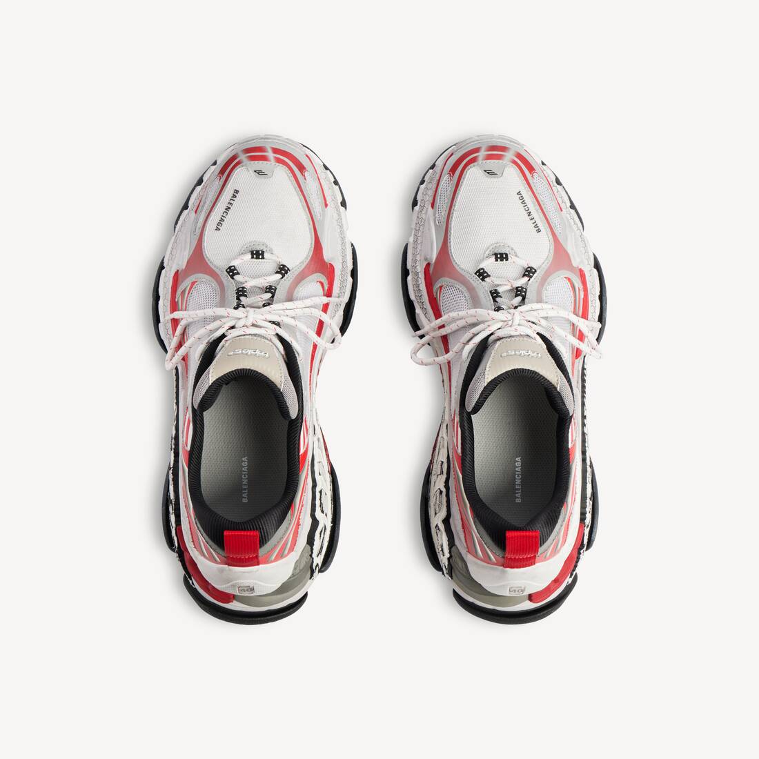Men's Triple S.2 Sneaker in Grey/red/white | Balenciaga Australia EN - Image 4
