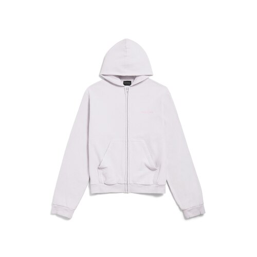 balenciaga back zip-up hoodie regular fit