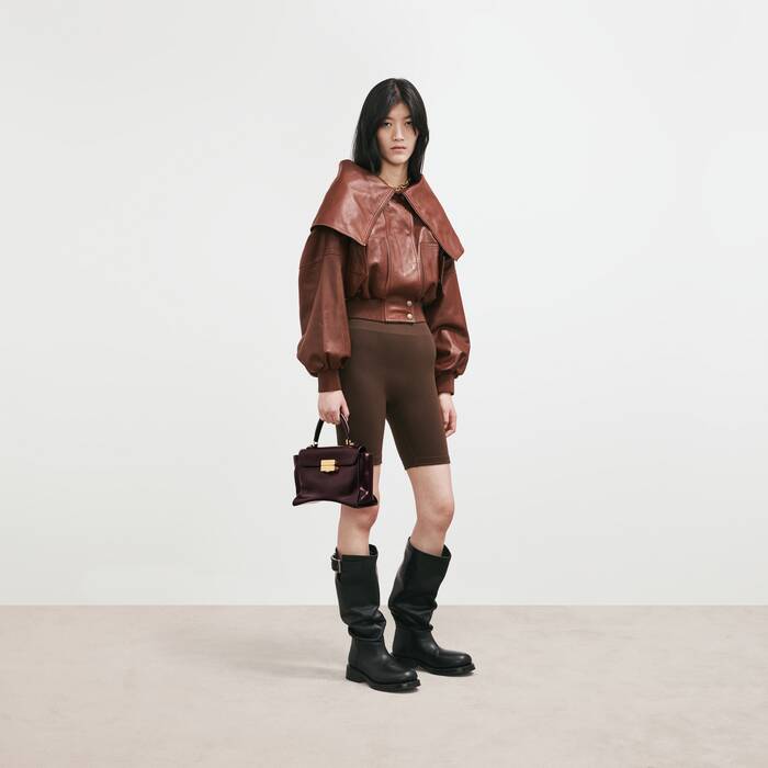 Hourglass Avenue Henkeltasche Klein f&uuml;r Damen in Traube - Damen | Balenciaga Deutschland DE - Image 3