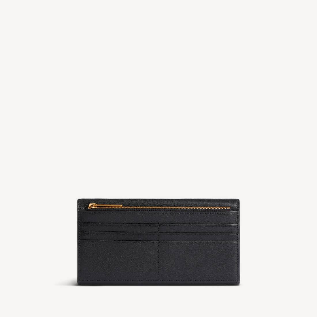 Women's Envelope Long Wallet With Card Holder in Black | Balenciaga Japan EN - Image 2