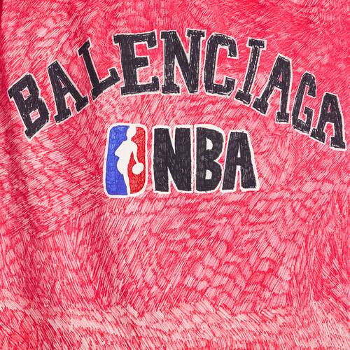 balenciaga | nba collaboration oversized t-shirt