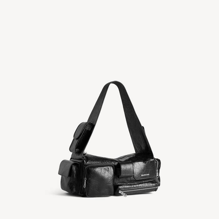 Sac Sling Superbusy Petit pour Homme en Noir - Homme | Balenciaga Belgique FR - Image 2