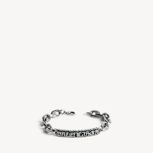 goth gourmette bracelet