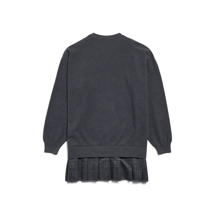 layered sweater dress