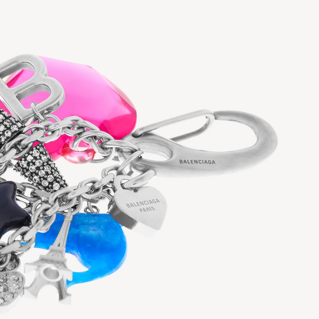 Pigalle Collector Bag Charm/keychain in Silver | Balenciaga United States EN - Image 2