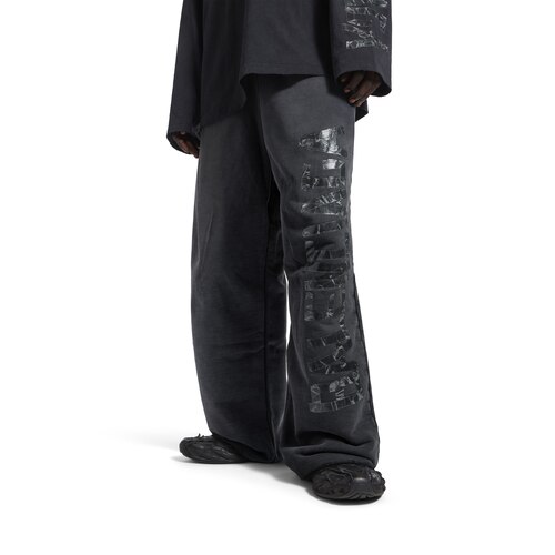 transparent tape baggy パンツ 