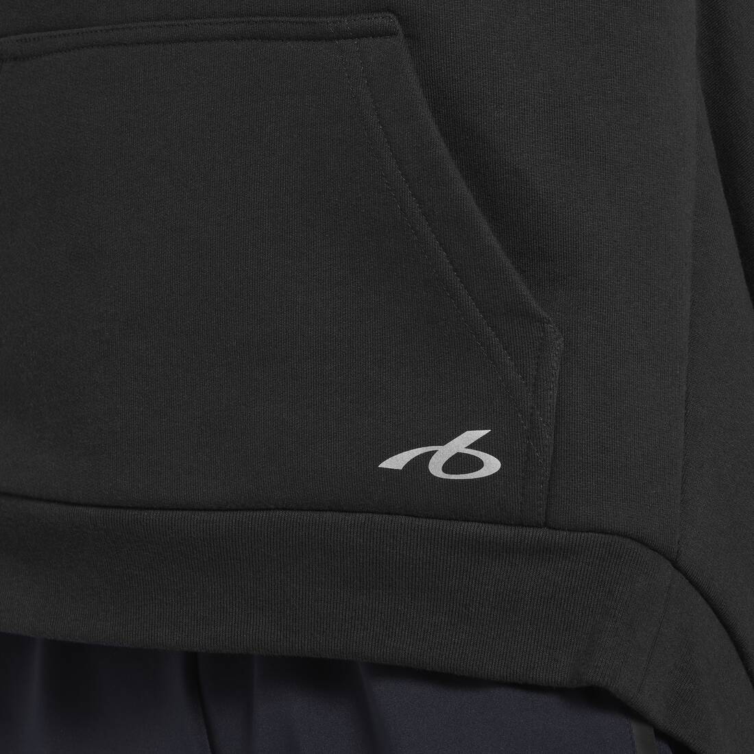 Men's Bodies Sleeveless Regular Fit Hoodie in Black | Balenciaga Canada EN - Image 6