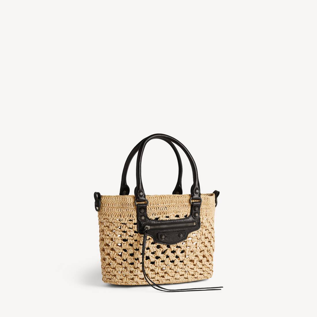Women's Le City Basket Small in Natural/black | Balenciaga Greece EN - Image 2
