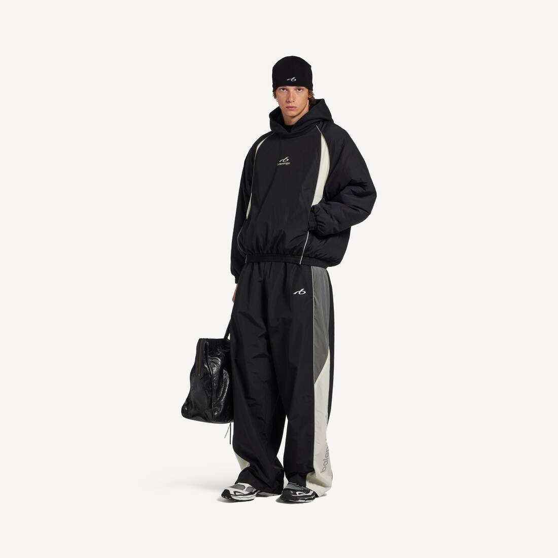 Men's Bodies Hybrid Zip-up Outerwear Hoodie in Black | Balenciaga United States EN - Image 2