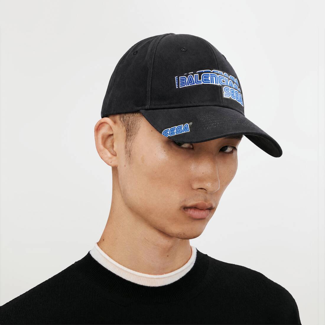 Balenciaga | Sega Cap f&uuml;r Herren in Schwarz | Balenciaga Schweiz DE - Image 4