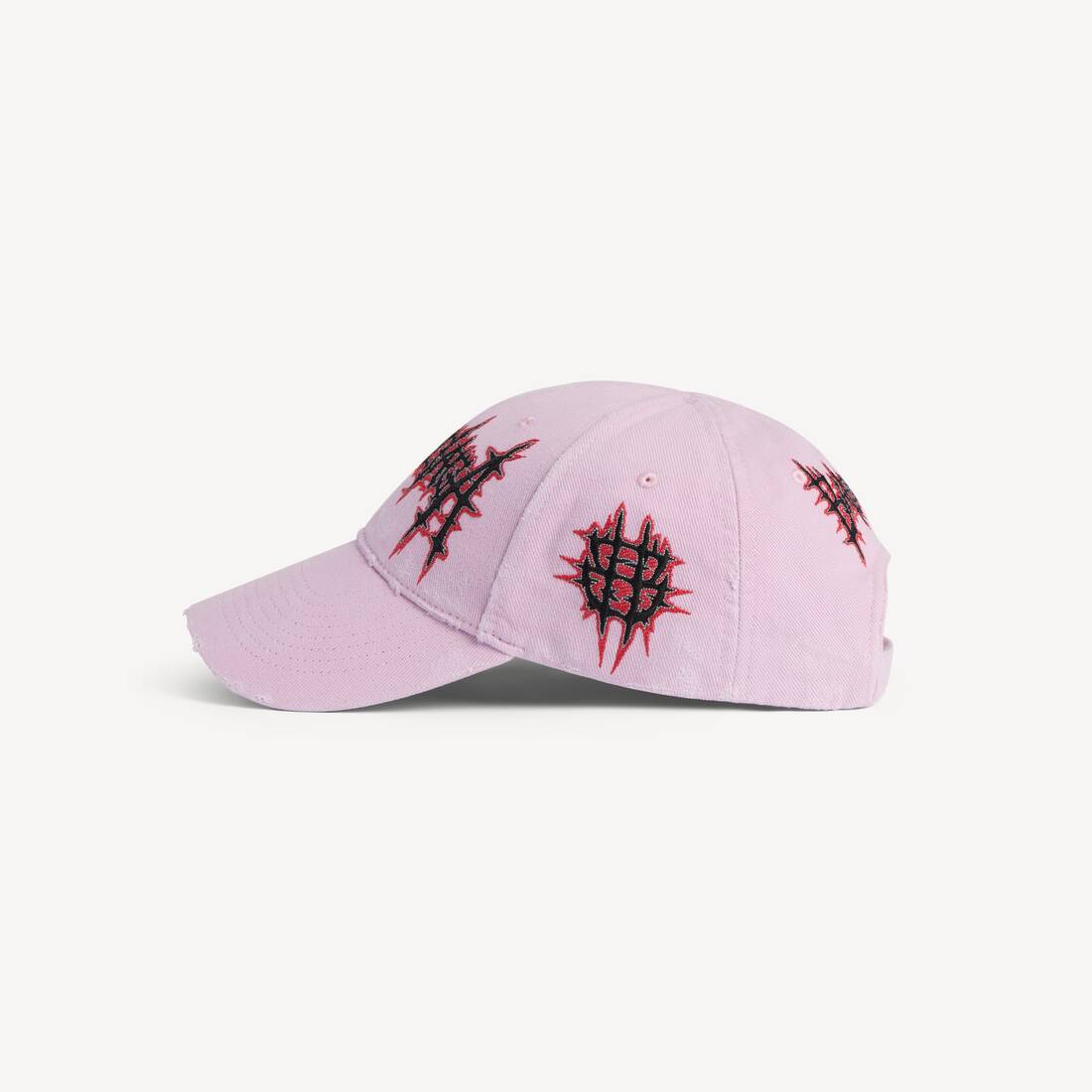 Women's Balenciaga Sacr&eacute; C&oelig;ur Cap in Old Pink | Balenciaga United States EN - Image 5