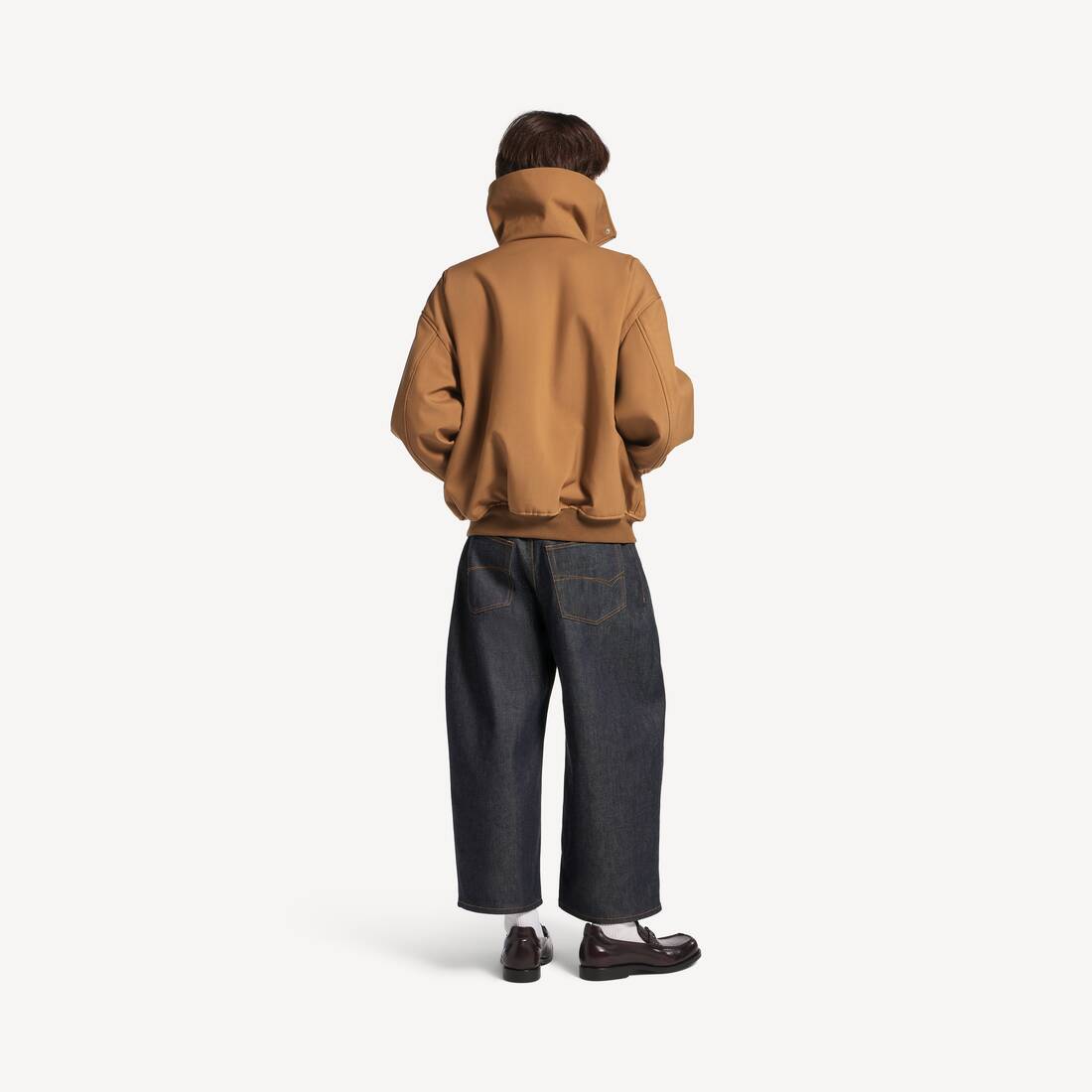 Jean Incurv&eacute; pour Homme en Indigo Brut | Balenciaga Suisse FR - Image 4
