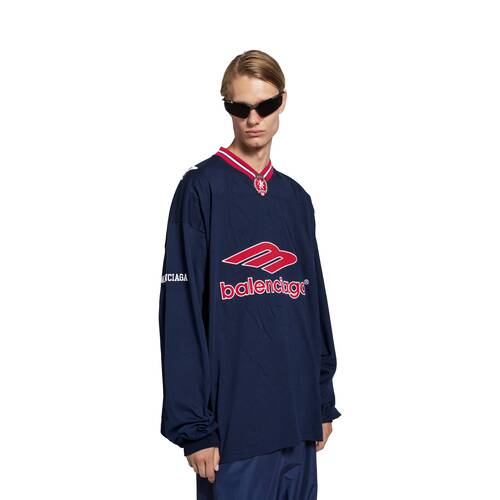 3b football ロングスリーブ vネック tシャツ