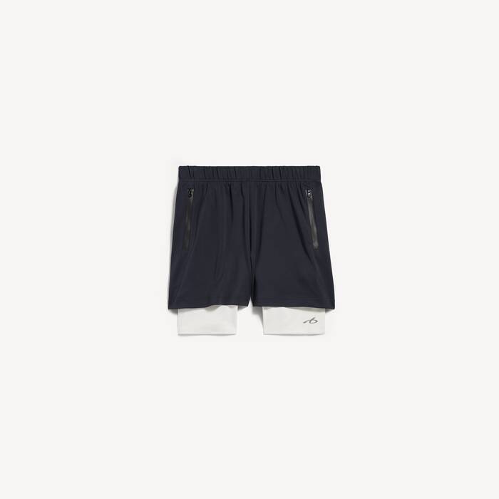 ネイビー/ホワイト の メンズ Techwear ショーツ - メンズ | Balenciaga 日本 JA - Image 2