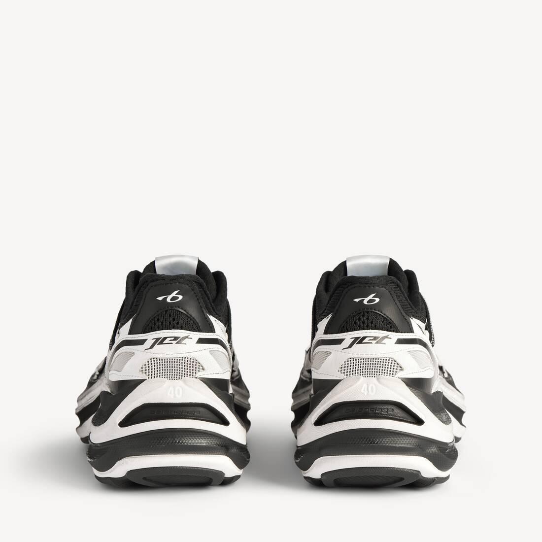 Men's Jet Sneaker in White/black | Balenciaga Thailand EN - Image 3