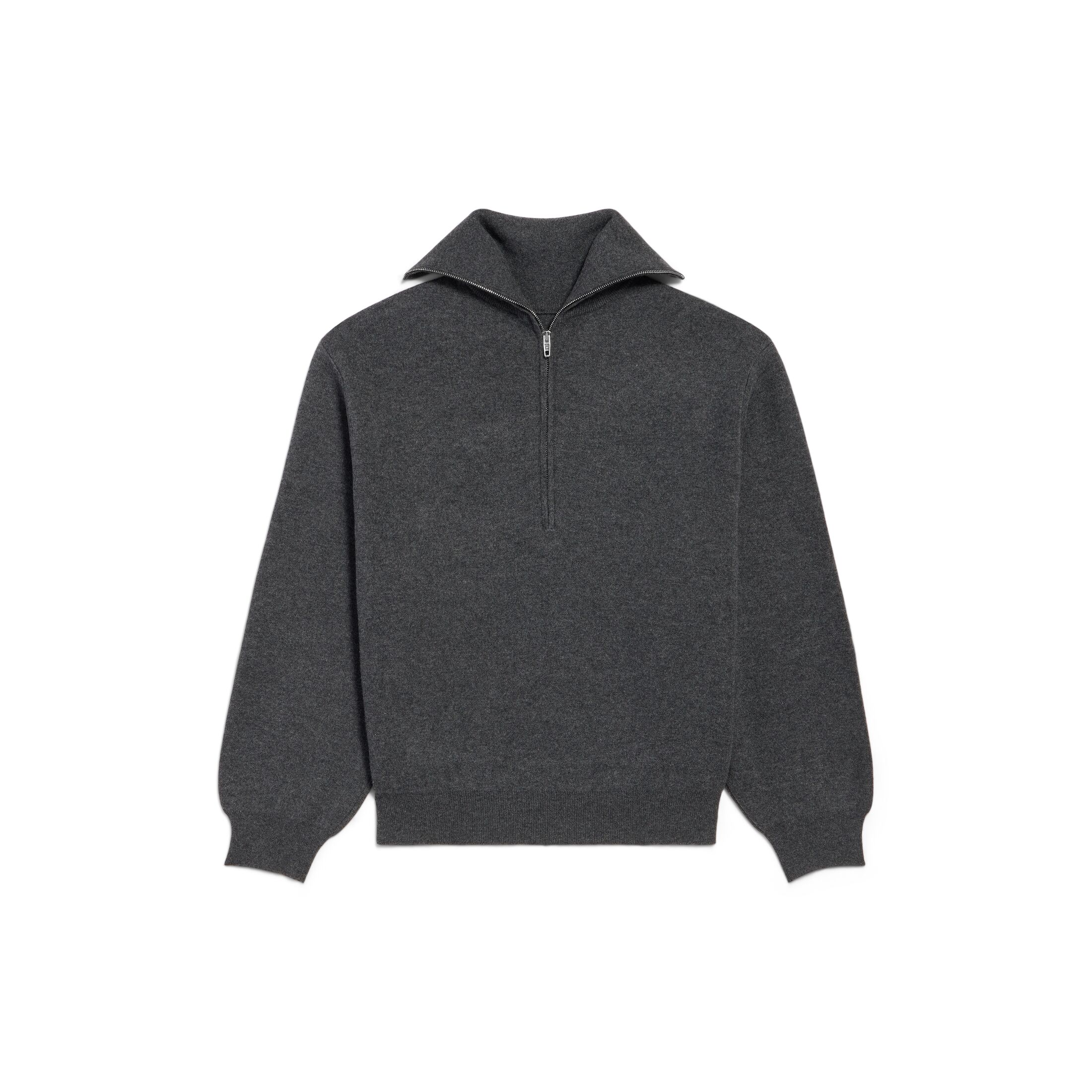 back-to-front high neck sweater