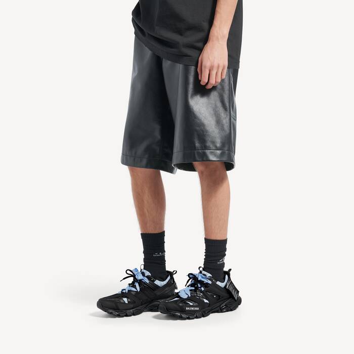 Men's Track Shirt Sneaker in Black - Men | Balenciaga United States EN - Image 2