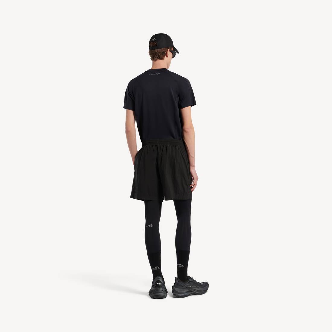 Men's Bodies Swim Shorts in Black | Balenciaga Romania EN - Image 6