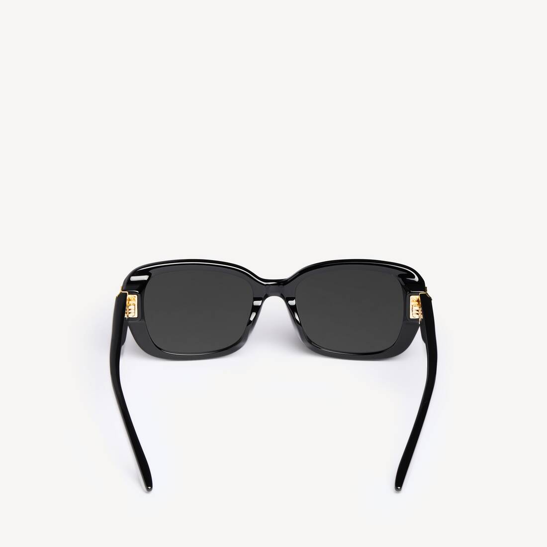 Lunettes De Soleil Carr&eacute;es Af Cosmo pour Femme en Noir | Balenciaga France FR - Image 2