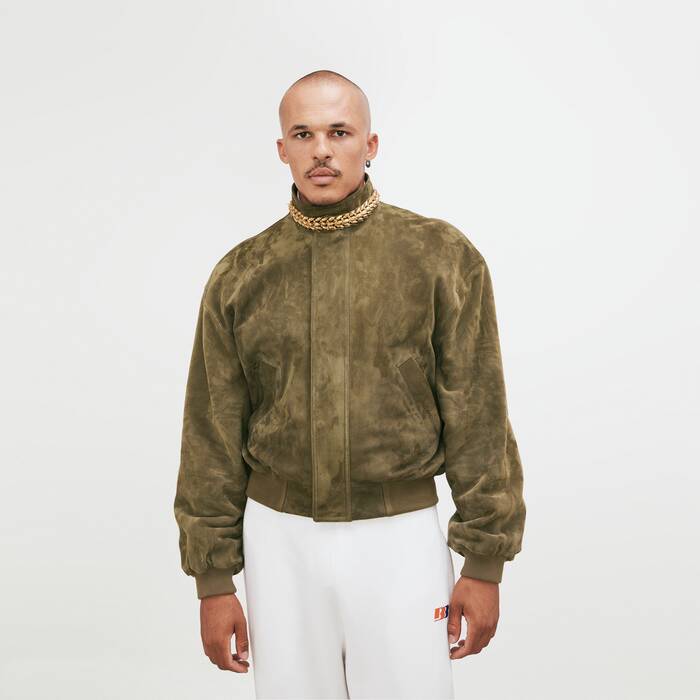Blouson pour Homme en Kaki - Homme | Balenciaga Luxembourg FR - Image 1