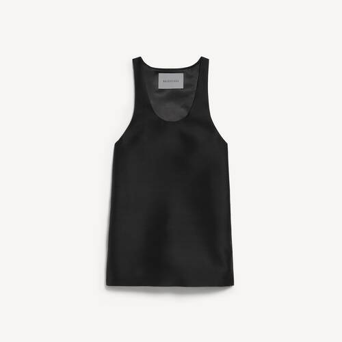 scooped mini dress
