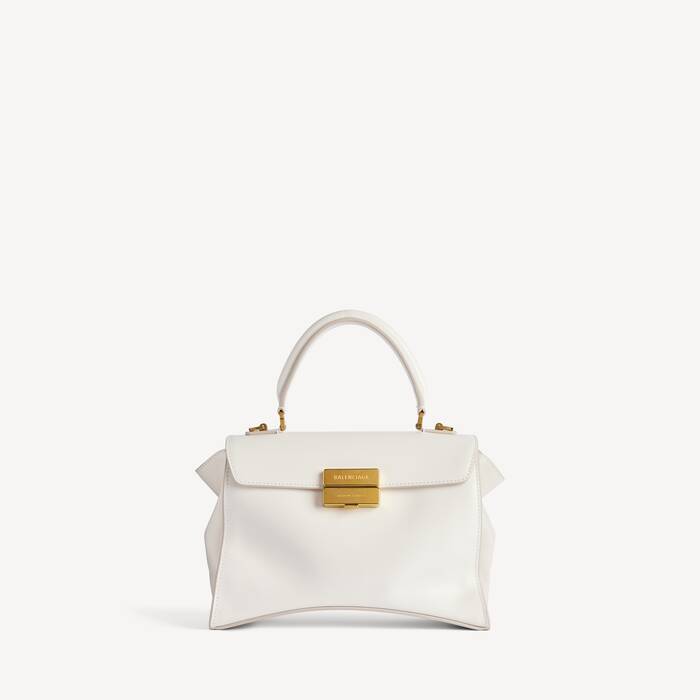 Hourglass Avenue Henkeltasche Klein f&uuml;r Damen in Schneewei&szlig; - Damen | Balenciaga Deutschland DE - Image 1