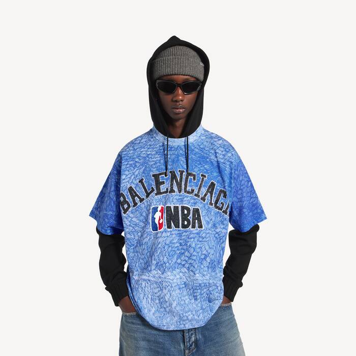 balenciaga | nba collaboration oversized t-shirt