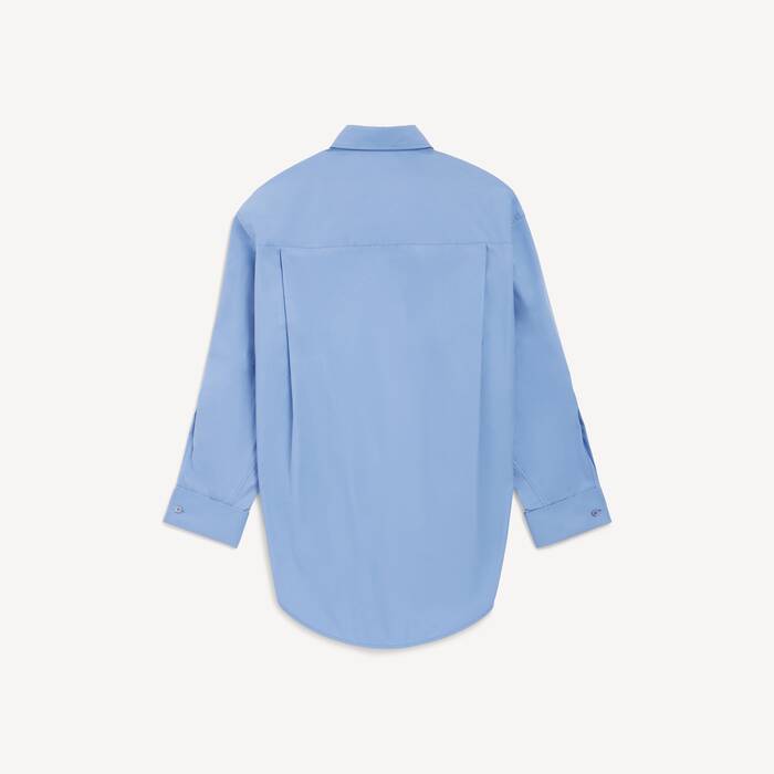 Klassisches Hemd f&uuml;r Damen in Hellblau - Damen | Balenciaga Deutschland DE - Image 2
