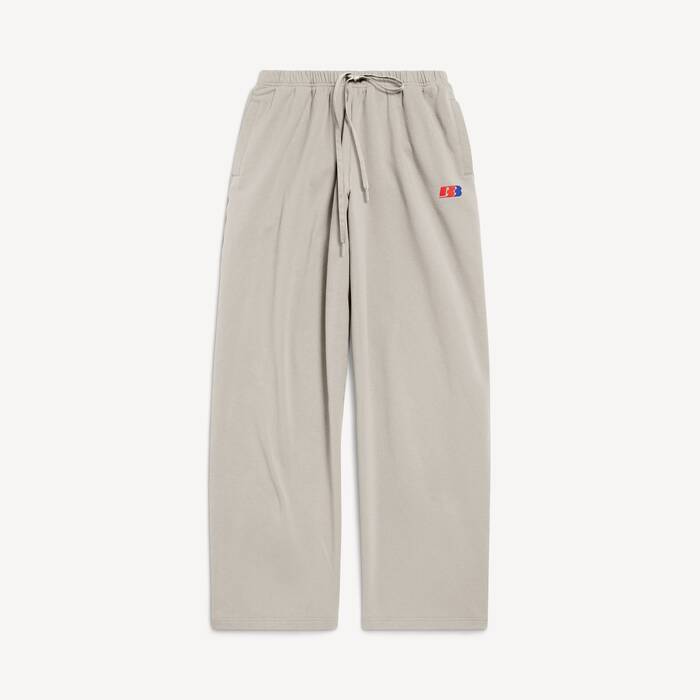 Women's Club Bb Relax Sweatpants in Pearl Color - Women | Balenciaga Lithuania EN - Image 2
