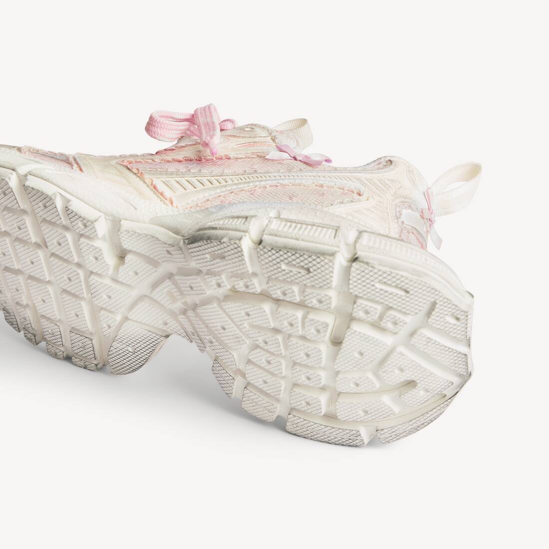 3xl Tulle Sneaker f&uuml;r Damen in Wei&szlig;/rosa | Balenciaga Deutschland DE - Image 5