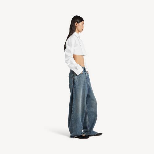 low crotch baggy jeans