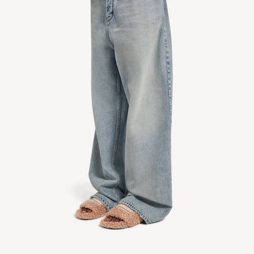 mule aperti furry