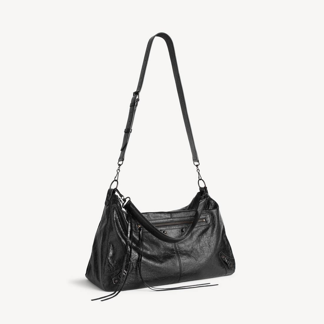 Borsa Le City Moto Grande da Uomo in Nero | Balenciaga Italia IT - Image 2