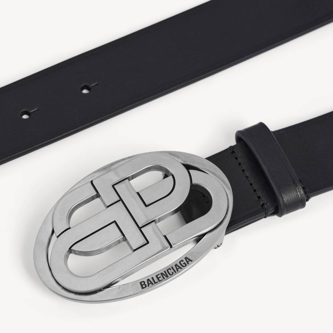 Oval Bb G&uuml;rtel f&uuml;r Herren in Schwarz | Balenciaga Deutschland DE - Image 3