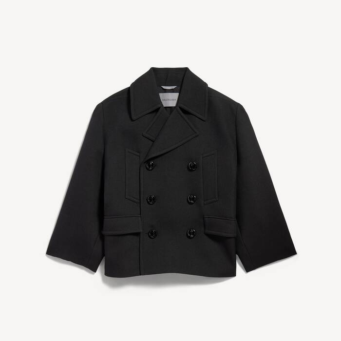 ブラック の メンズ ショートピーコート - メンズ | Balenciaga 日本 JA - Image 2