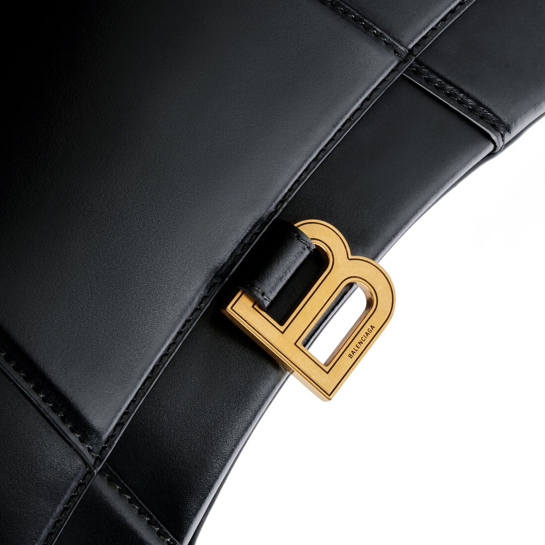 Women's Hourglass Handbag Small in Black | Balenciaga US