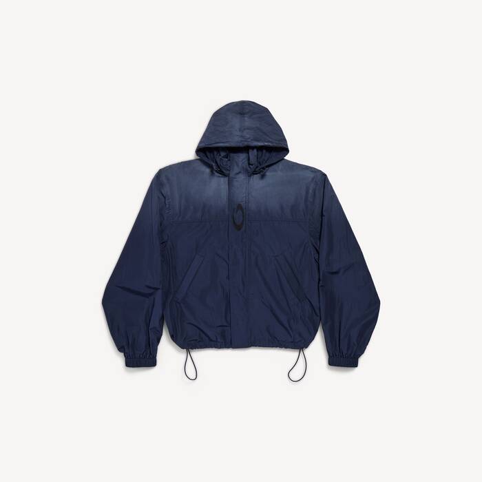 hooded rain jacket