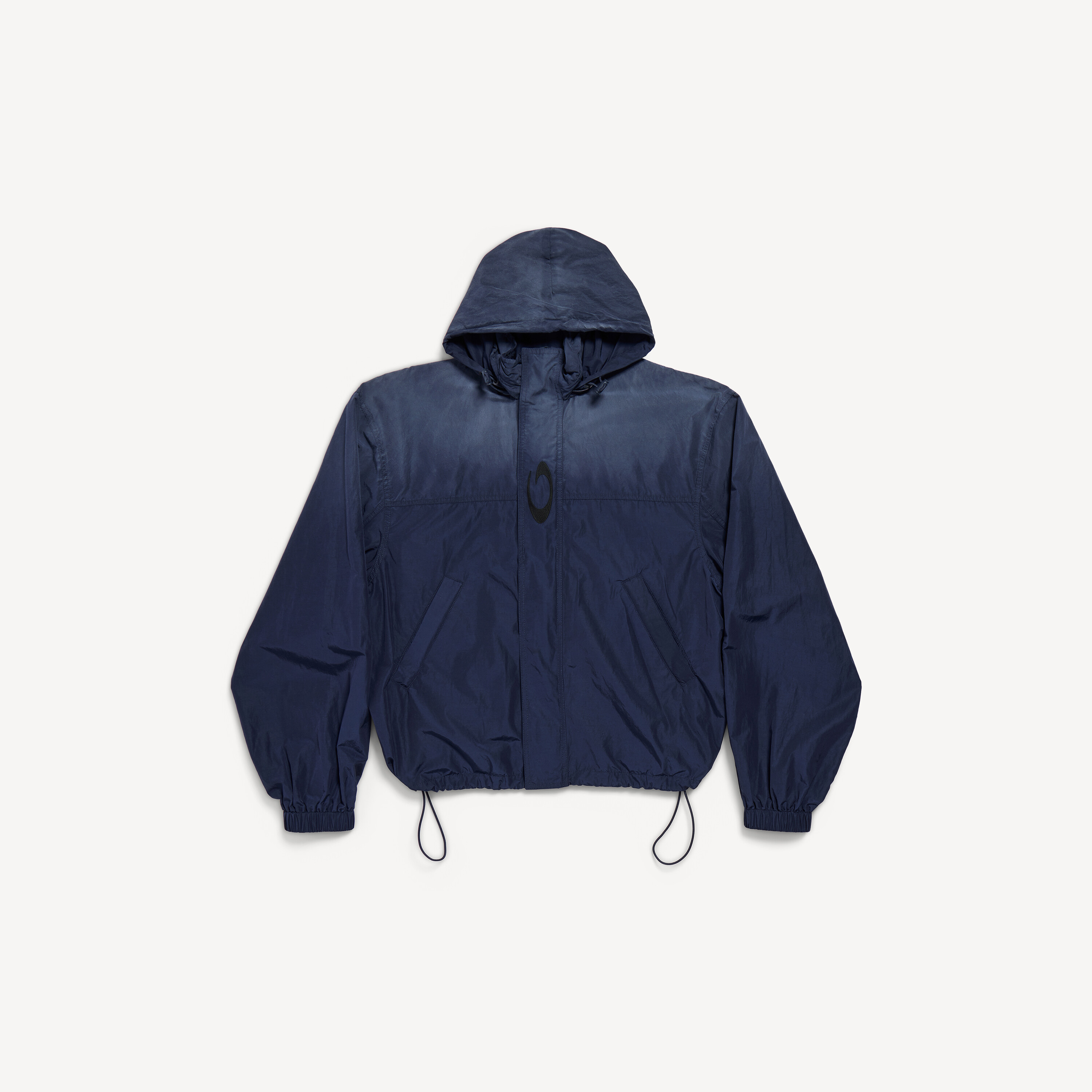 Men's Hooded Rain Jacket in Marine Blue