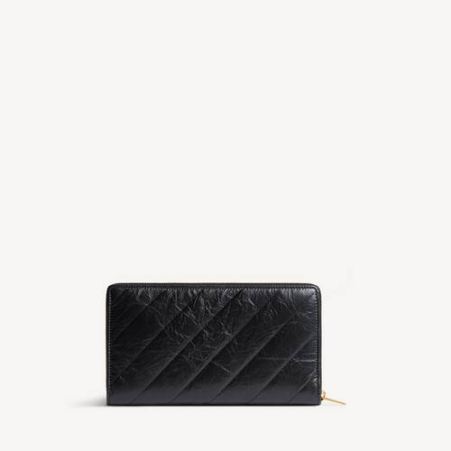 crush continental wallet quilted