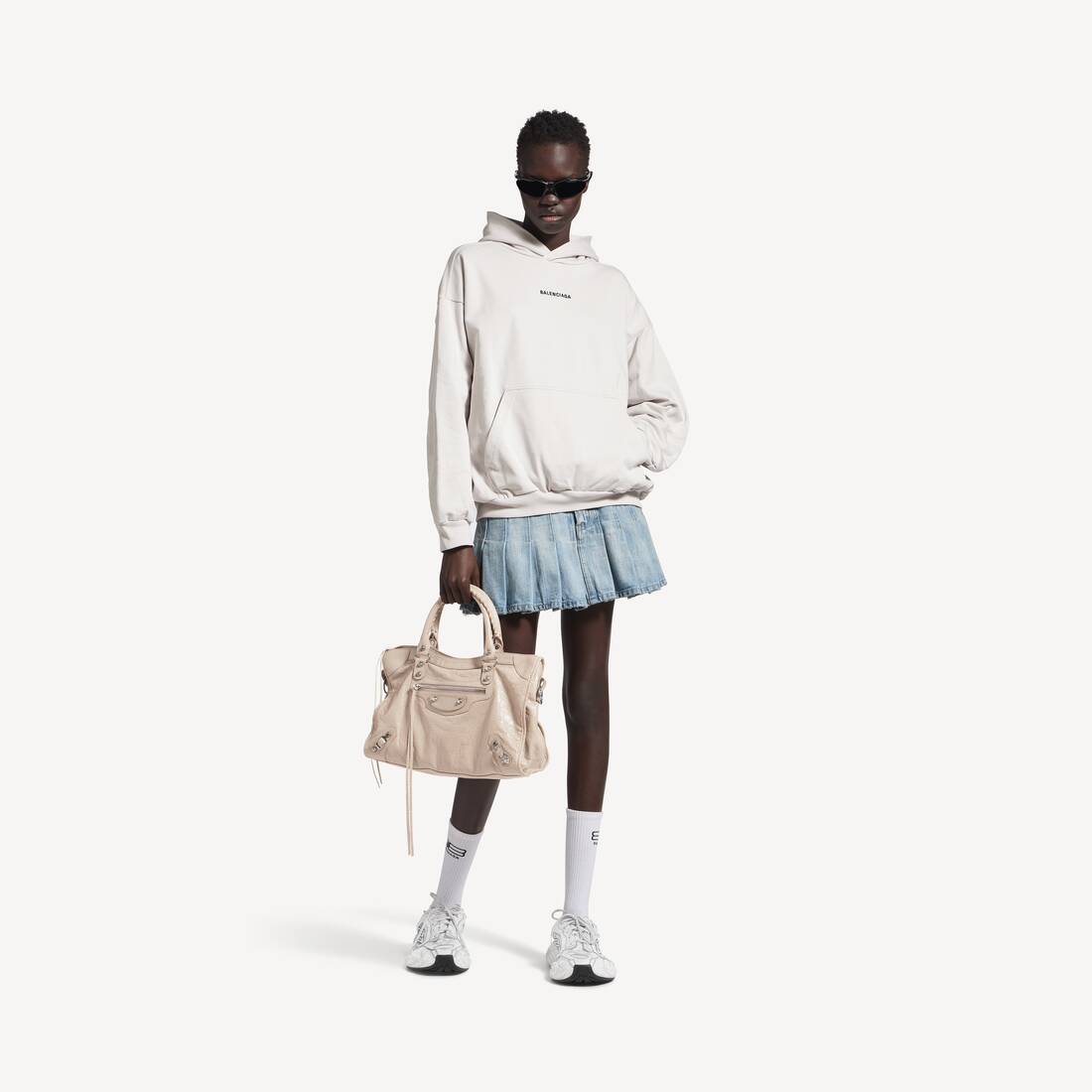 Women's Le City Bag Medium in Beige | Balenciaga Slovakia (slovak Republic) EN - Image 7