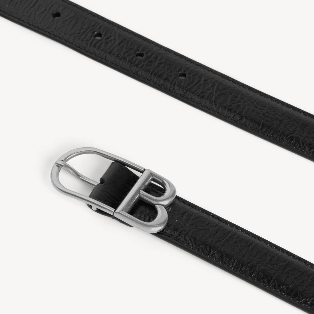 Women's Classic B Belt  in Black | Balenciaga Poland EN - Image 3