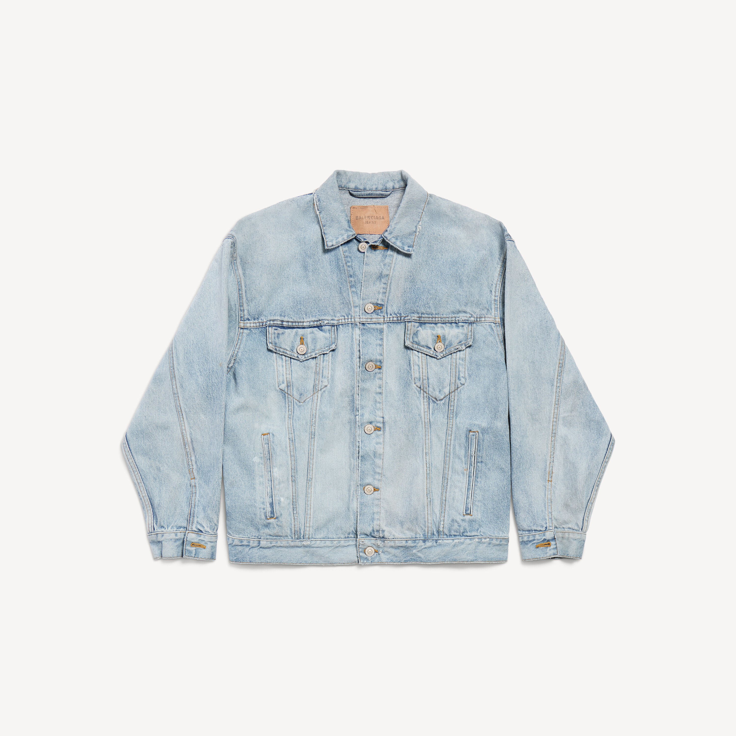 Women's Denim Jacket Regular Fit in Dirty Light Blue