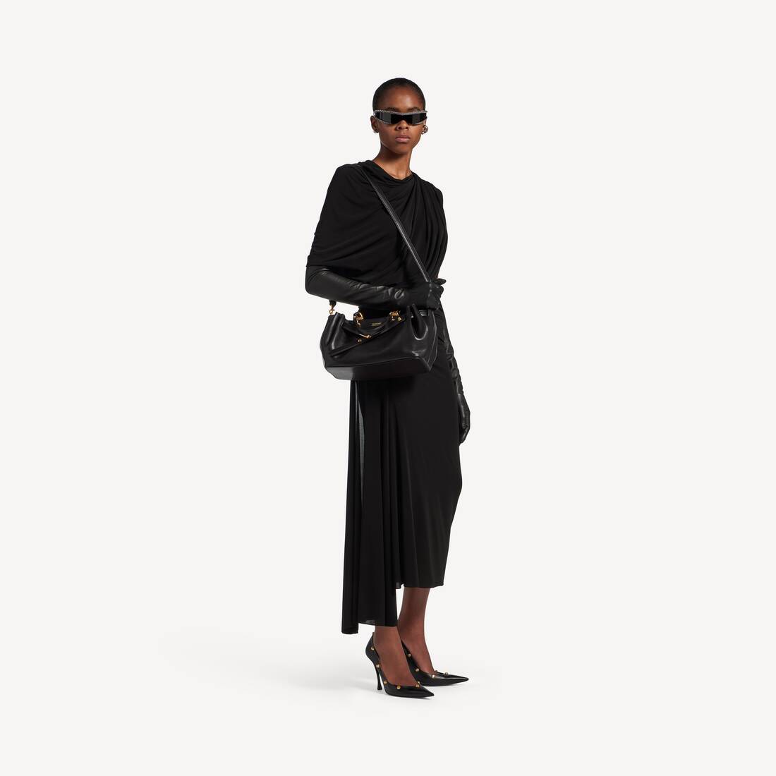 Women's Fan Carry All Bag Small in Black | Balenciaga United States EN - Image 9