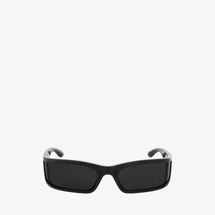 Sunset Rectangle Sunglasses  in Black | Balenciaga United States EN - Image 1