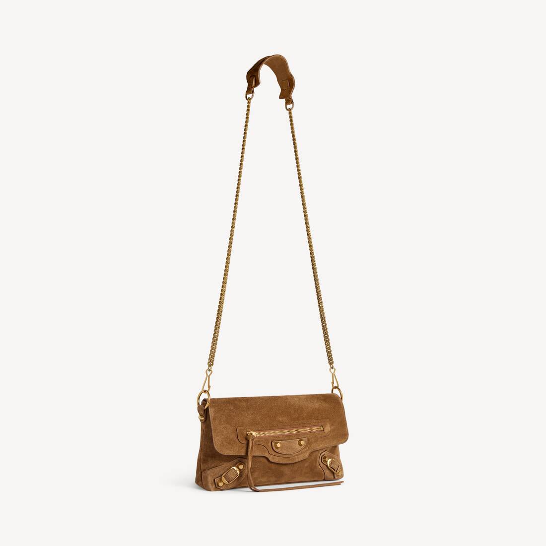 Le City Clutch Mit Kette f&uuml;r Damen in Camel | Balenciaga Deutschland DE - Image 2