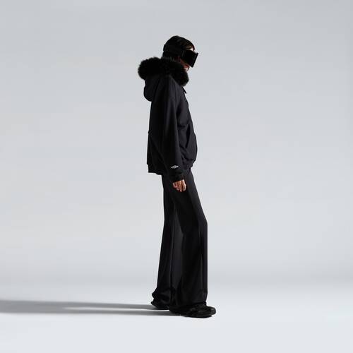 fluffy zip-up hoodie