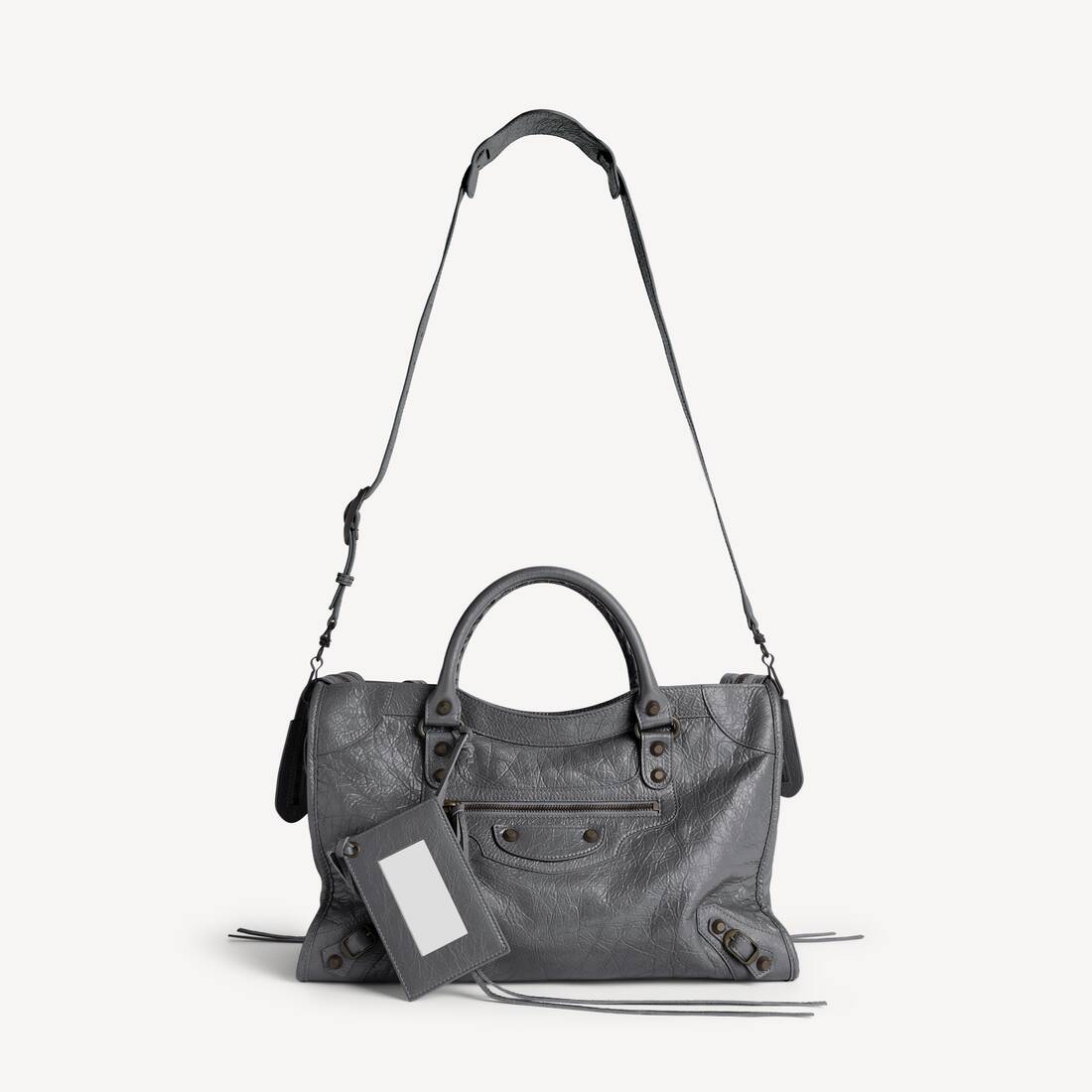 Le City Bag Medium in Volcanic Rock | Balenciaga United States EN - Image 4
